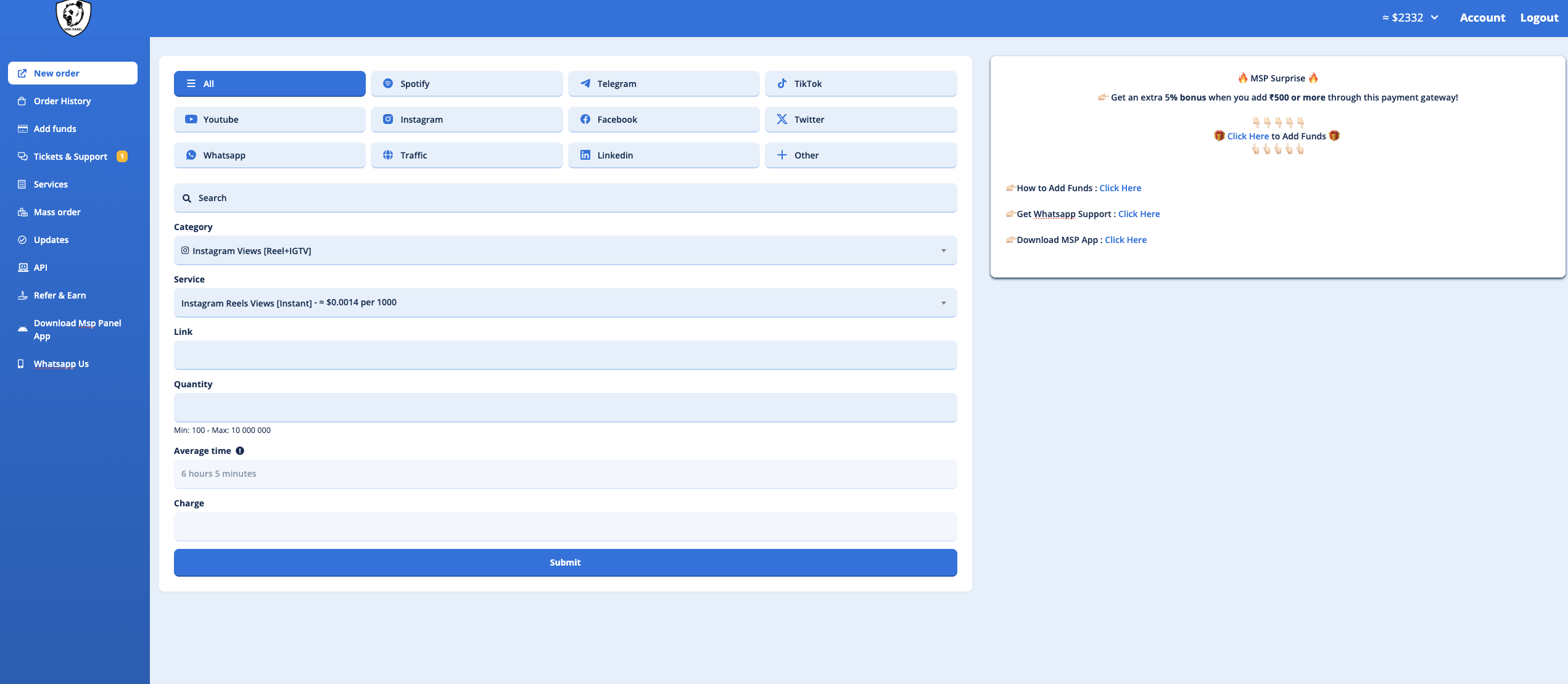 MSP-Panel.com thumbnail